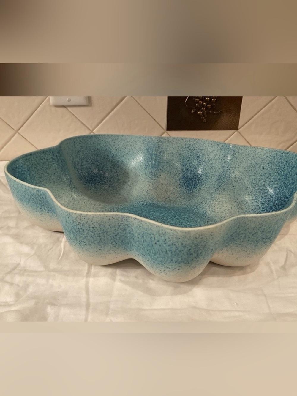 Vintage Gorgeous GLOBAL VIEWS Decorative Centerpiece Bowl made in portugal